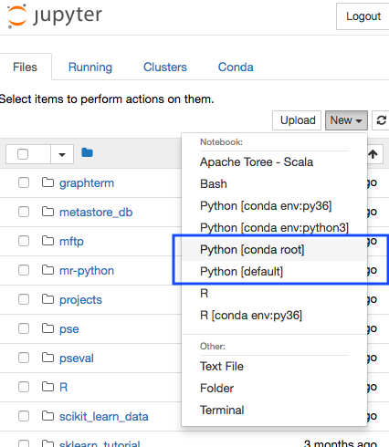 Selecting Python Environment
